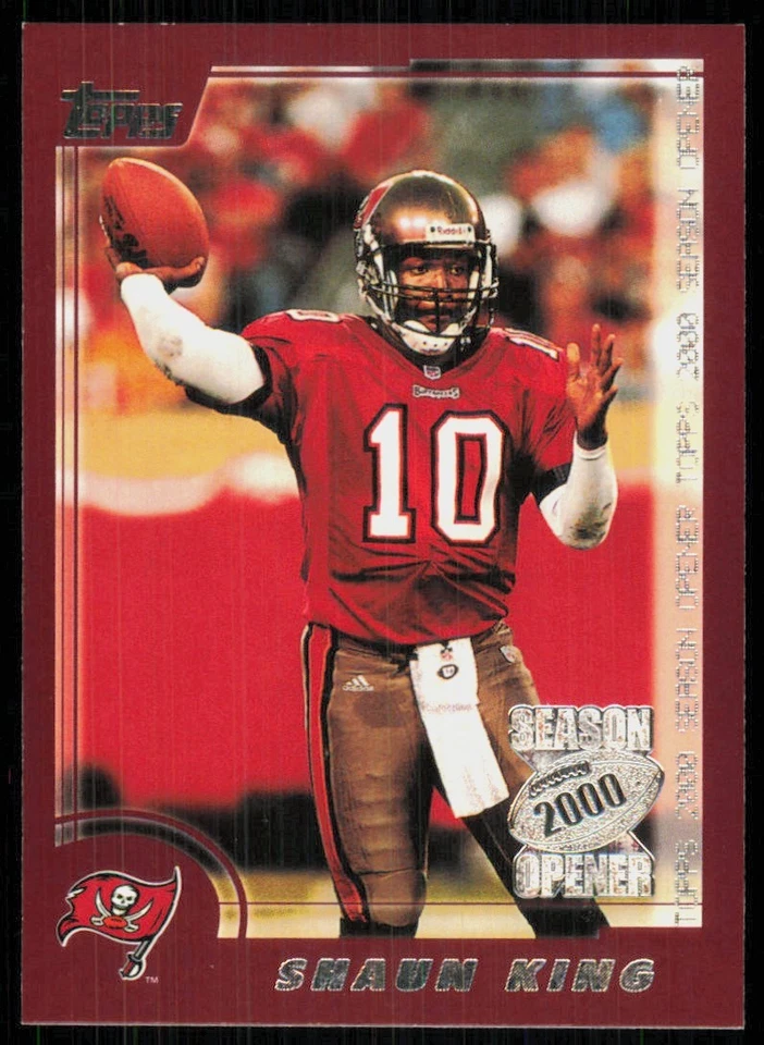 2000 Topps Season Opener Shaun King Tampa Bay Buccaneers #62 - Image 1 of 2