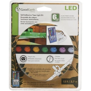 Good Earth Lighting 12ft Rgb Led Tape Light AC1068-WHG-12LF0-G Good Earth - Picture 1 of 1