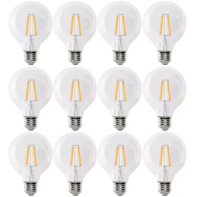 100-Watt Equivalent G25 Globe Dimmable Filament Clear Glass E26 LED Vintage Edis - Image 1 of 4