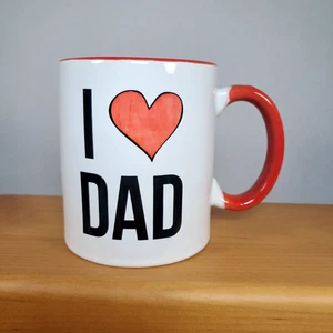 "I Love Dad" Coffee Mug Dennis East International (DEI) 16oz - Picture 1 of 7