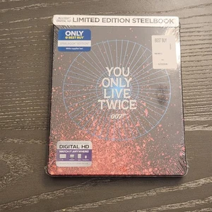 You Only Live Twice (Blu-ray, 2015) Best Buy Exclusive Steelbook James Bond 007 - Picture 1 of 3