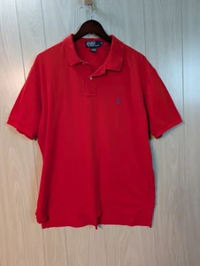 Ralph Lauren Polo Shirt Mens XL Classic Fit Red Pony Golf Casual Cotton - Picture 1 of 6