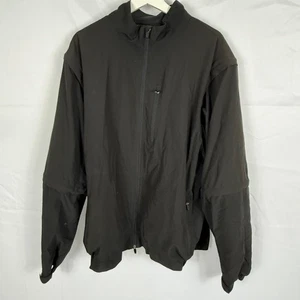 Walter Hagen Hydro Halt Jacket Mens Size XL Black Zip Off Sleeves Wind Rain Golf - Picture 1 of 11