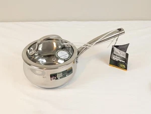 David Burke Prestige Casseruola 1,4 Qt Acciaio Inox con Coperchio - Foto 1 di 12