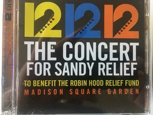 12/12/12 THE CONCERT FOR SANDY RELIEF - 2 x CD 2013 AS NEW! 2CD Robin Hood - Picture 1 of 2