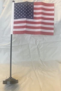 United States Table Flag With Stand 8'' x 6'' - USA - US - American Desk Flag - Picture 1 of 7
