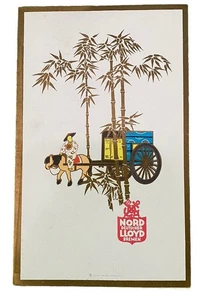 Antique Vintage 1933 Norddeutscher Lloyd Line Cruises SS Europa Lunch Menu - Picture 1 of 3