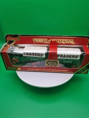 Matchbox Models Of Yesteryear Y-27 1922 Foden C Steam Wagon And Trailer- Fraser’ - Image 1 of 4