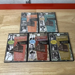NEU Grand Ole Opry Video Klassiker Zeit Leben 5 DVD MENGE einige VERSIEGELTE Legenden Duette - Bild 1 von 3