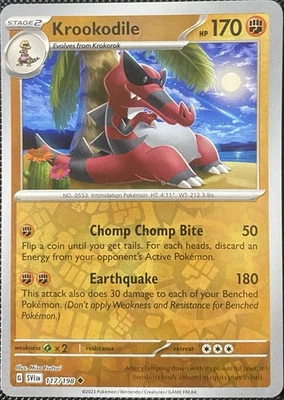 Krookodile 117/198 SV01: Scarlet & Violet Base Set Reverse Holo - Pokémon Card - Image 1 of 2