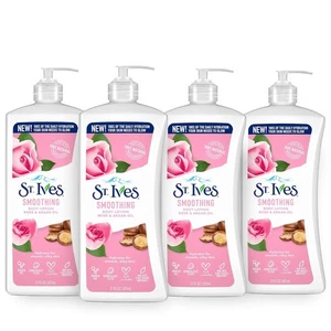 4x St. Ives Skin Renewing Body Lotion Rose and Argan Oil, 600ml / 21oz USA - Bild 1 von 7