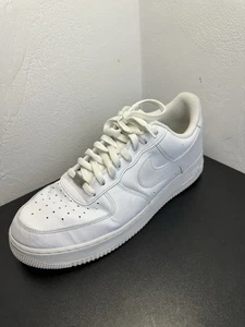 LEFT SHOE ONLY AMPUTEE —Nike Air Force 1 07 Triple White CW2288111 Size 13 Men - Picture 1 of 9
