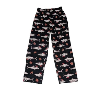 Cat & Jack Kid's Christmas Shark Sleepwear Bottoms Size L (10/12) - Picture 1 of 6