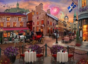 Rompecabezas Vermont Christmas Company Old Montreal 1000 piezas por David MacLean - Imagen 1 de 1