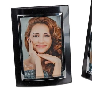 Fotorahmen, Bilderrahmen BLACK für 10x15cm schwarz silber Alu Formano - Bild 1 von 2