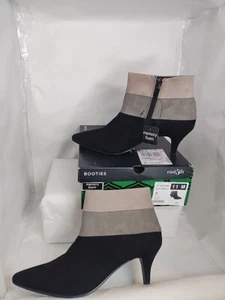East 5th Black Grey Multi Ankle Boots 11m - Picture 1 of 8