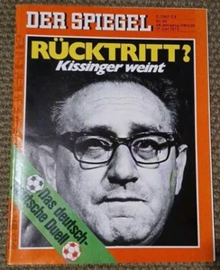 DER SPIEGEL 17. Juni 1974 Nr. 25 "RÜCKTRITT Kissinger weint" C 7007 CX - Bild 1 von 3