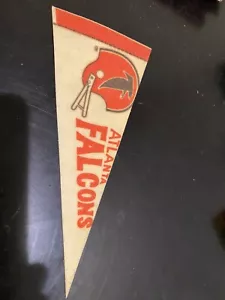 Atlanta Falcons NFL 1980s Mini Pennant 4x9 inches Vintage No Holes - Picture 1 of 1