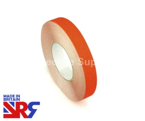 CINTA ANTIDESLIZANTE naranja agarre estándar interior y exterior 25 mm 50 mm 100 mm (RS401) REINO UNIDO - Imagen 1 de 18