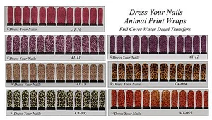 Wasseraufkleber - TIERDRUCKE Transfer zum Selbermachen - volle Nagelfolie - Liste #2 - Bild 1 von 8