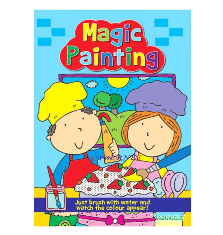Magic Painting Book  (2 Pack, A4)