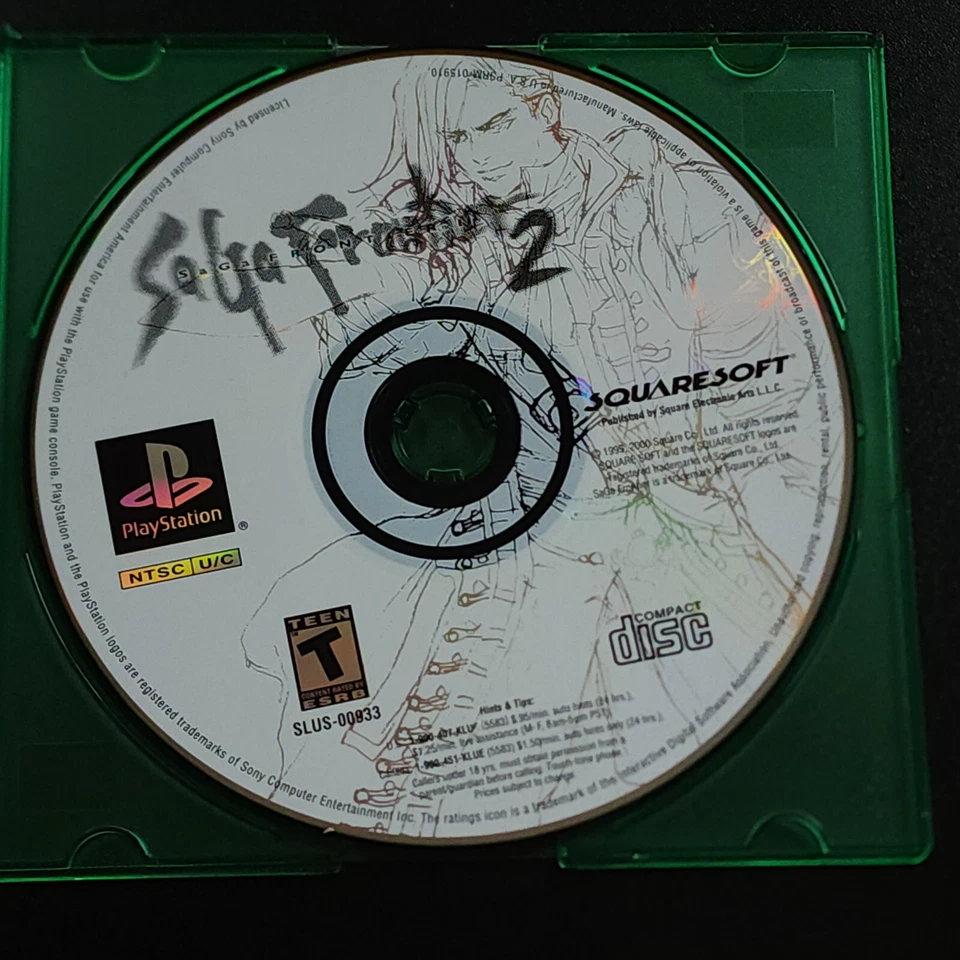 Saga Frontier 2 PlayStation, Disco Suelto, Probado, Sin Manual ni Embalaje Original Foto 1 de 4