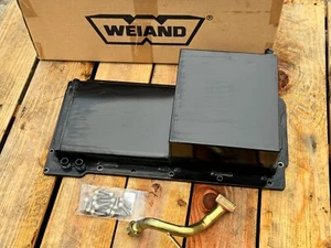 5042WND Weiand Oil Pan Package 7 Quart Front Sump for GM LS1/2/6 and LQ9 engines - Picture 1 of 8