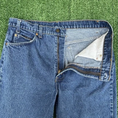 VTG Levi's 517 Jeans Mens 35x29" Blue Bootcut USA Made Orange Tab Flared 80s - Image 1 of 4