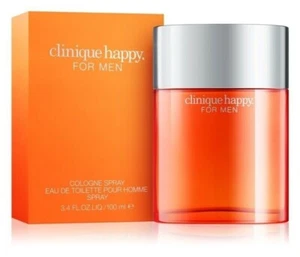 Clinique Happy for Men Cologne Spray Eau De toilette 3.4 oz NEW IN BOX SEALED - Picture 1 of 1