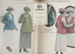 Elsa Barsaloux Knit Wear De Luxe; Original Model Creations and Designs [Filet .. - Picture 1 of 1