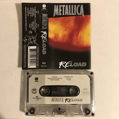 PHILIPPINES • Metallica - Reload • Cassette 1997-Nirvana, Slayer, Opeth,GunRose - Image 1 of 2