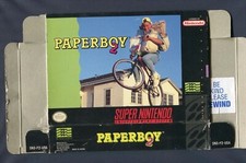 1991 Super Nintendo Entertainment System Paper Boy 2 SNES Game Box Only 