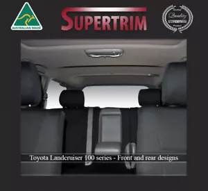 Fundas delanteras FB MP + asientos traseros se adaptan a Toyota Landcruiser 100 serie neopreno - Imagen 1 de 12