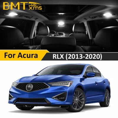 Paquete de 12 luces LED interiores blancas Canbus bombillas de maletero para Acura RLX 2013-2020 Foto 1 de 4