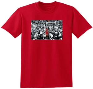 RED Michael Jordan Chicago Bulls "THE SHOT" T-Shirt - Picture 1 of 6