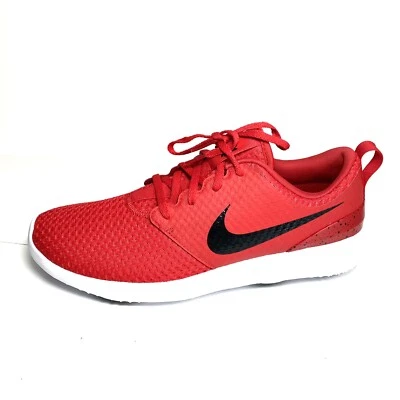 Nike Roshe G Hombre Zapato de Golf Rojo Universitario Negro Blanco Talla 8 CD6065-600 Nuevo Foto 1 de 4