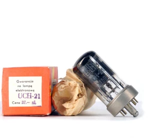 UCH21 TELAM NOS POLONIA tubo lampada TSF Valvola Valvula Valve ৄ泵洀 真空管 电帶管 - Foto 1 di 1