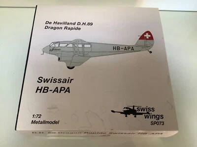 Swiss Wings SP073 De Havilland D.H.89 Dragon Rapide SWISSAIR HB-APA Foto 1 de 4