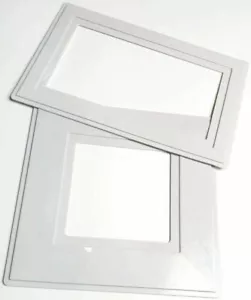 Single or Double Socket Finger Plate Light Switch & Plug Surround Panel Cover - Picture 1 of 24