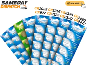 CR927,CR1025,CR2325,CR1216,CR2330,CR2354,CR2430 3V Lithium Coin Cell Batteries - Picture 1 of 9