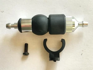 Nitro RC 1/10 & 1/8 Fuel Tank Primer pump - Silver Aluminium + fixings. UK Stock - Picture 1 of 2