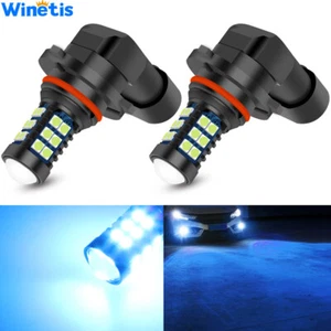 2X Ice Blue H10 9145 High Power Bright Car LED Bulbs 3030 SMD Fog Driving light - Picture 1 of 8