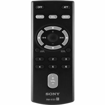 New Genuine RM-X151 For Sony Car Stereo Remote CDX-GT340 CDX-GT33W  RM-X151 - Image 1 of 4