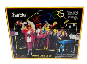 Barbie and Rockers New Wave Fashion Dress Up Play Set Colorforms Deluxe 1986 - Picture 1 of 5