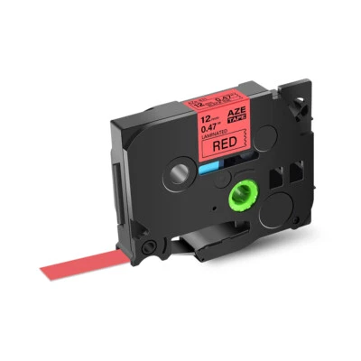 1PK Compatible para Brother TZ-431 TZe-431 Cinta Etiqueta Negra sobre Roja 0.47" Foto 1 de 4