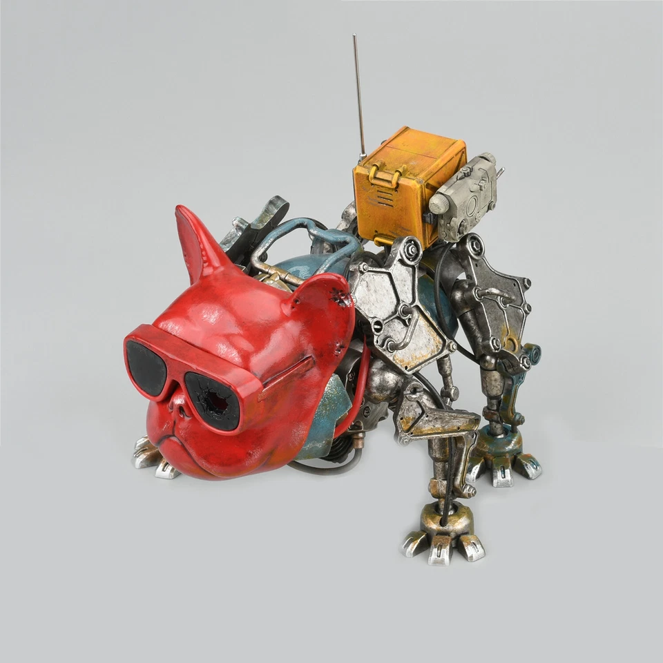 Blitzway BW-UMS 11801 1/6 Cazadores Día Después de la Tercera Guerra Mundial Fantasma Blanco Figura Robot Perro Foto 1 de 1