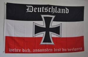 FLAGGE FAHNE 60 x 90cm SWR "D - wehre dich, ansonsten bist du verloren" 3943 - Bild 1 von 1