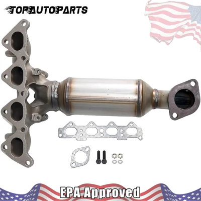 Catalytic Converters for 2004-2009 Kia Spectra Spectra5 2.0L Curved Outlet EPA - Image 1 of 4