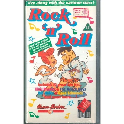 The Flintstones - Rock 'n' Roll VHS Hanna Barbera Univideo - VC4022 Sealed - Imagem 1 de 2