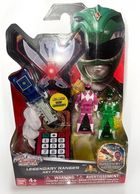Mighty Morphin Power Rangers Megaforce Legendary Ranger Key Pack Pink & Green - Image 1 of 3